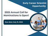Early Career Spotlight Opportunity: Nominations due July 31, 2025
